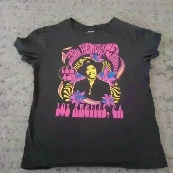 Jimi Hendrix Women's Gray  The Jimi Hendrix Experience Tee M - Picture 6 of 11